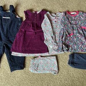 Lot of Jojo Maman Bebe clothes 6-12 mo